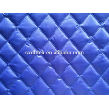 2015 new design fashion polyester waterproof quilting fabric with diamond-type lattice